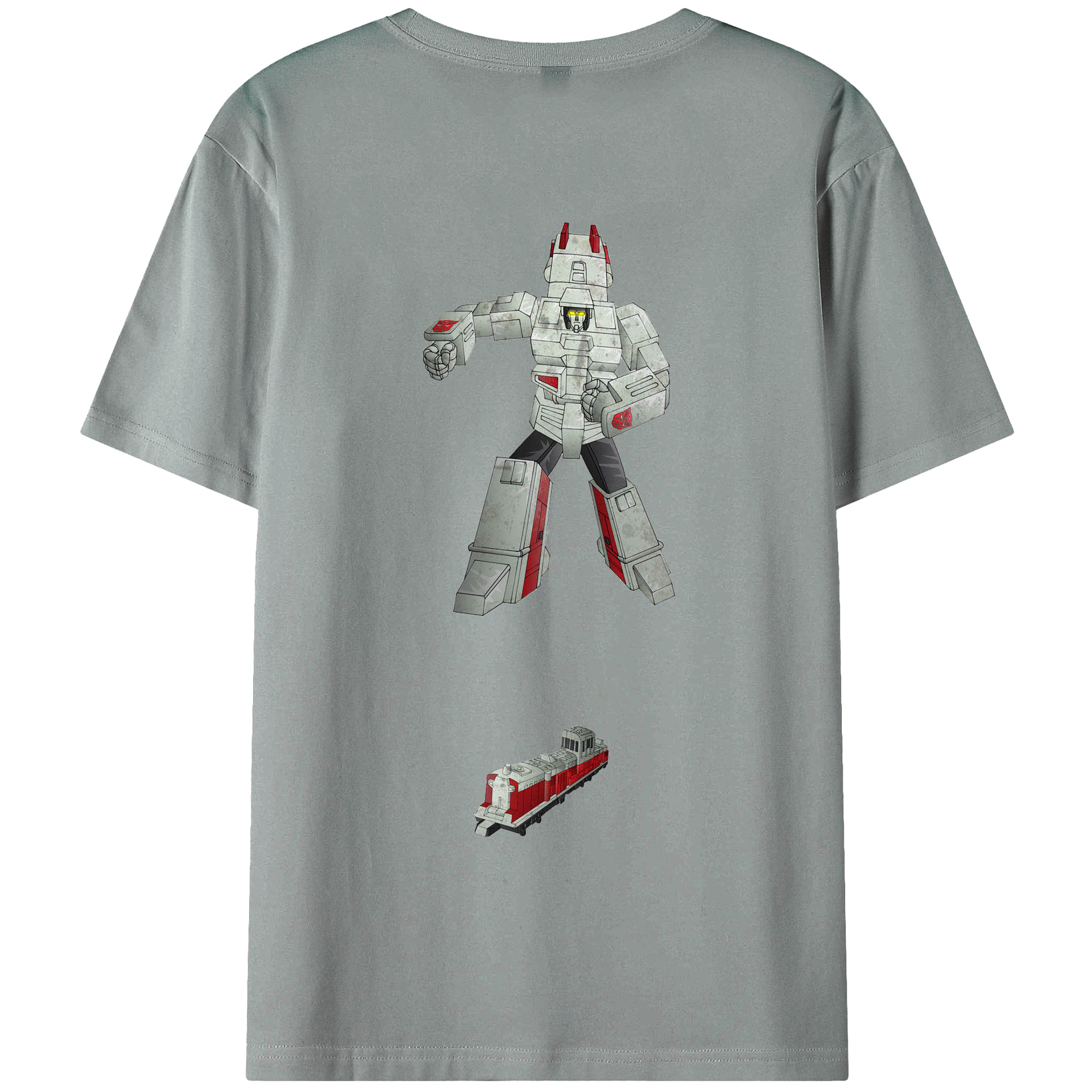 （画像用）  綿100％ メンズ半袖Tシャツ（バックプリント） 通気性